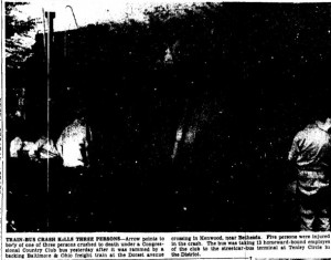 May 15, 1947 Evening Star - bus accident photo
